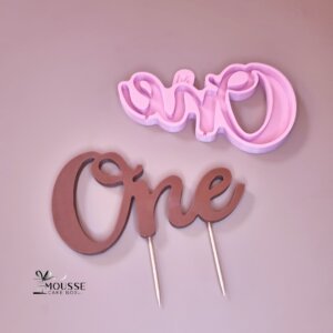 Silicone Mould Topper Number One