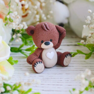 Silicone Mould Teddy Bear -Moussecakebox ltd