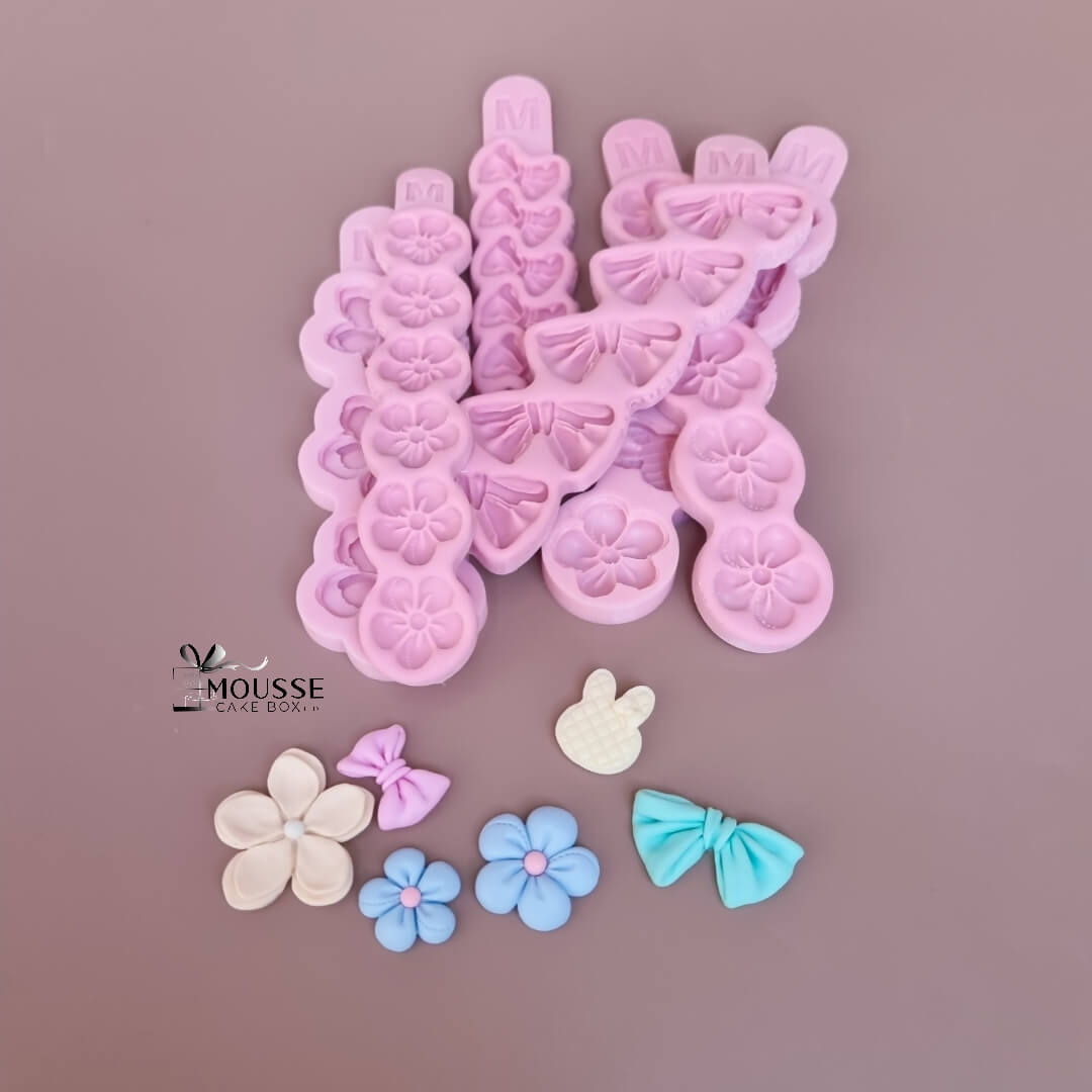 Mini flowers silicone mould Moussecakebox